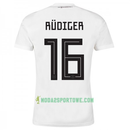 Koszulka Niemcy Rudiger 16 Mistrzostwa Świata 2018 Domowe Stroje Piłkarskie